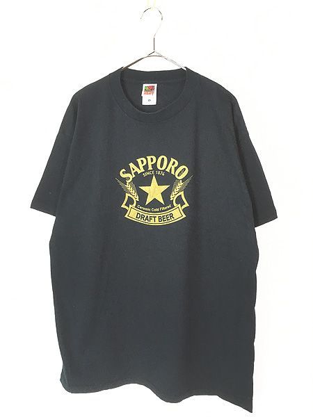 古着 00s SAPPORO サッポロ ビール 日本 企業 Tシャツ XL 古着