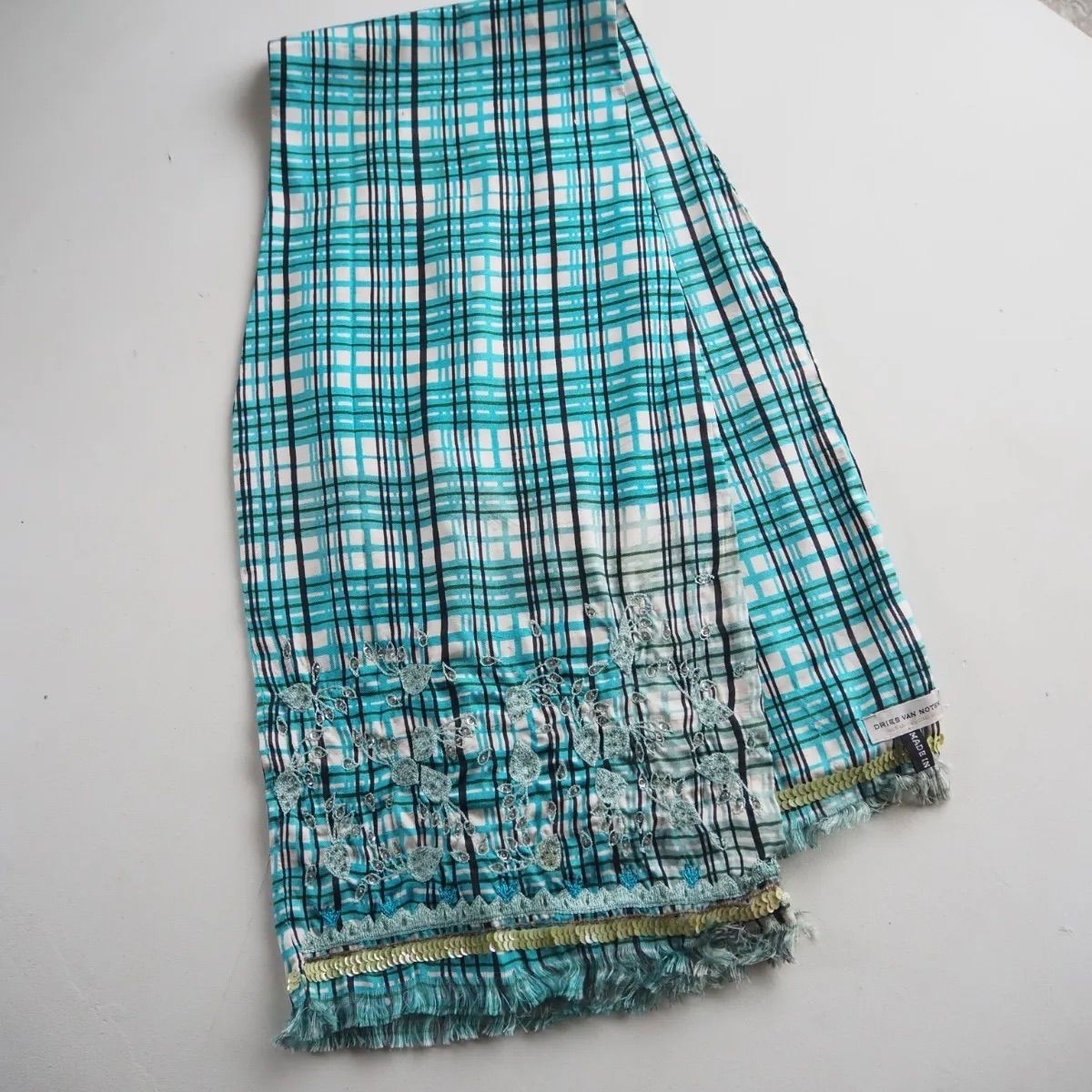1990年代　DRIES VAN NOTEN ドリスヴァンノッテン　シルクストール　＊メルカリのみの出品です