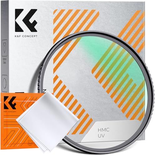 K&F CONCEPT 82mm MCUVフィルター レンズ保護フィルター 高透過率 18層コーティング 紫外線カット 光学ガラス 薄枠 レンズ保護用 1枚クリーニングクロス付属（NANO-Kシリーズ）koe 8bcc2062