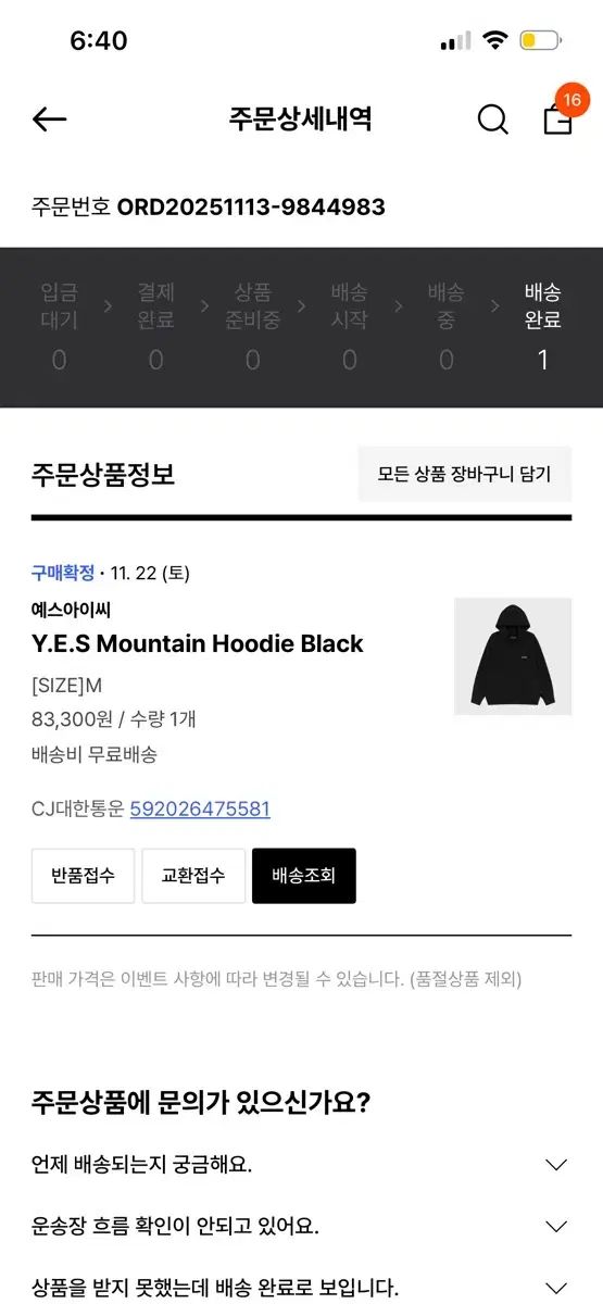 YESEYESEE マウンテン フーディー Tシャツ ブラック M