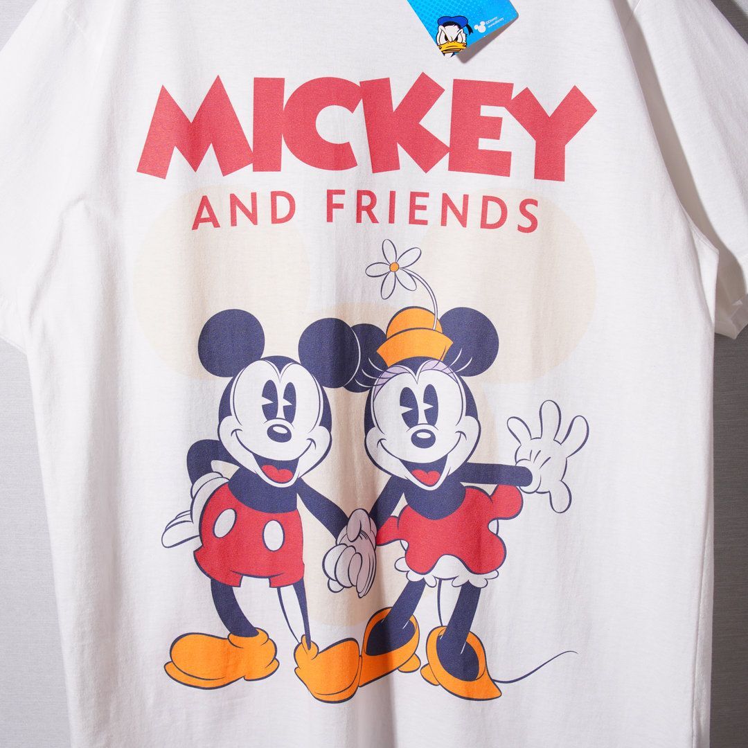 デッドストック】 Disney ディズニー ミッキー ミニー Tシャツ 海外