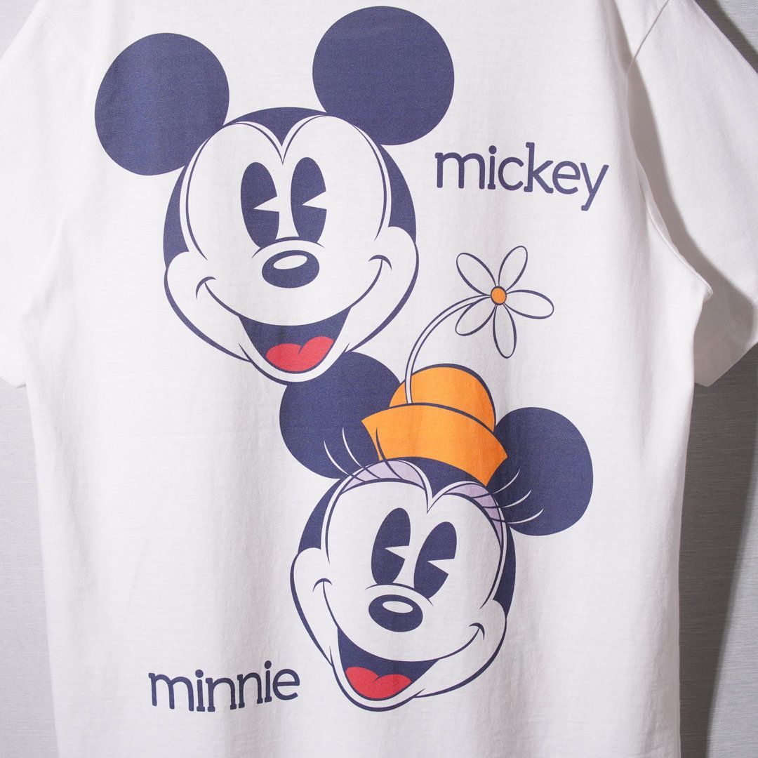 デッドストック】 Disney ディズニー ミッキー ミニー Tシャツ 海外