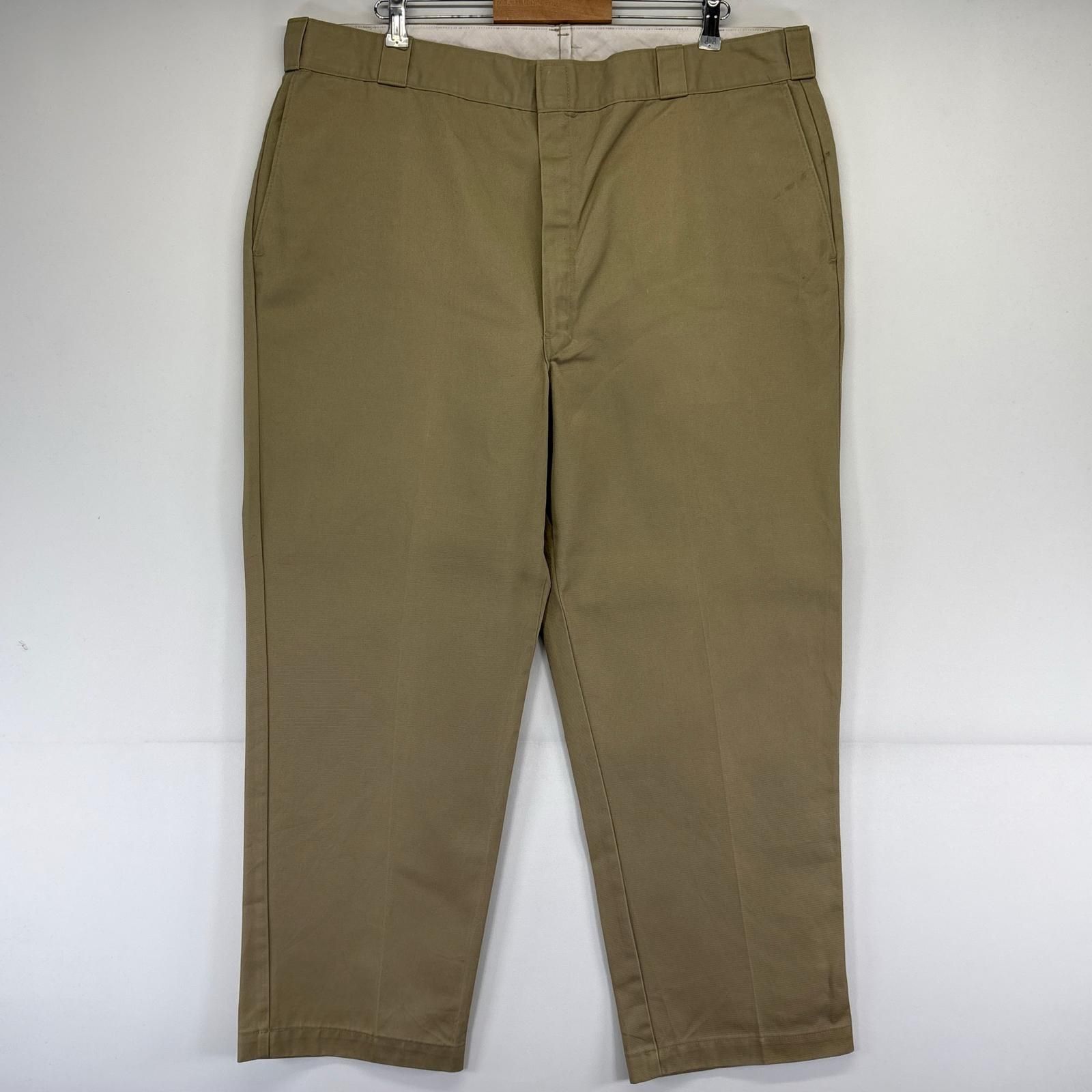古着 80's/80年代 ディッキーズ Dickies USA製 パンツ 80's ワークパンツ チノパン 大きいサイズ チビタグ W44×L29 ベージュ系 メンズ 6,864円