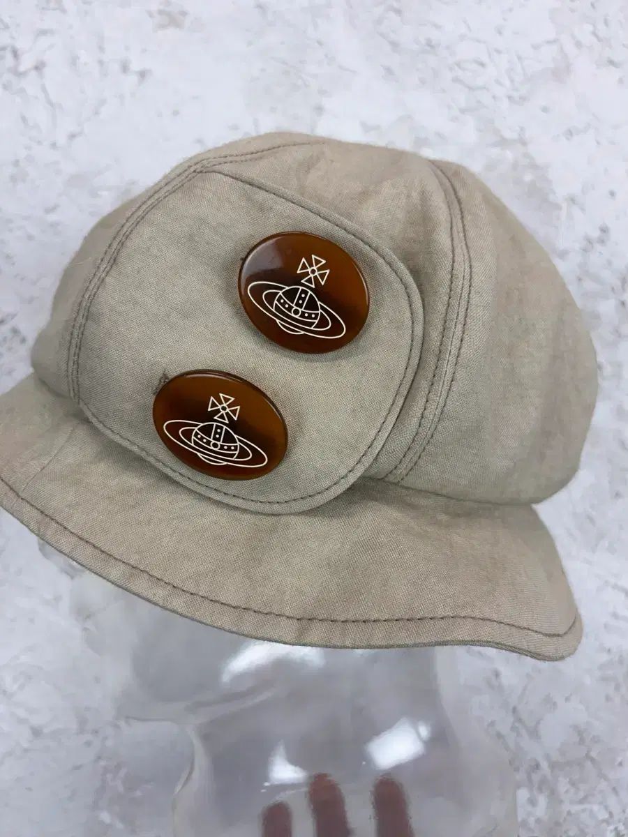 vivienne westwood MAN 総柄刺繍デニムバケットハット - メルカリ
