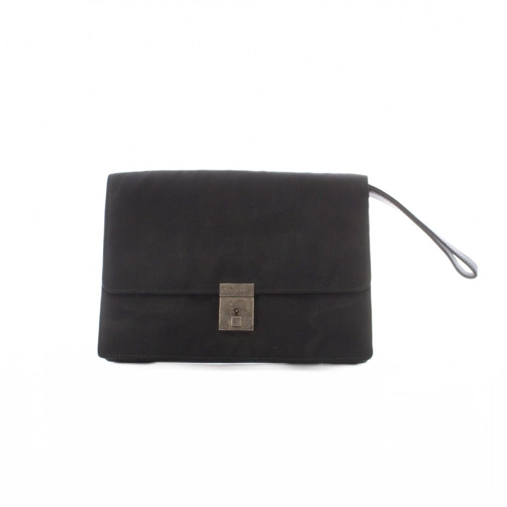 グッチ GUCCI セカンドバッグ クラッチバッグ 黒 ブラック スライドロック /RI ■OS ■GY18 ■OH 9,730円