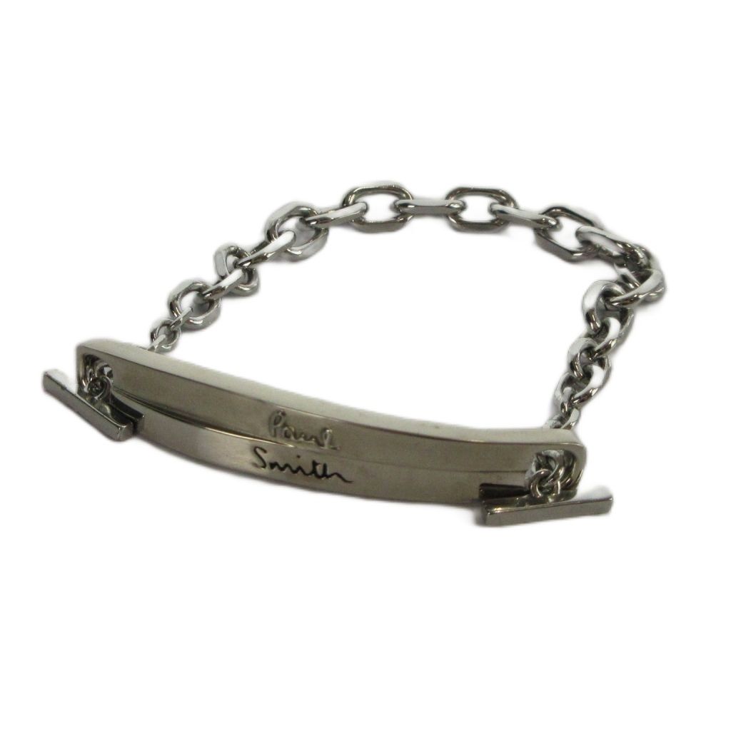 ポールスミス PAUL SMITH ブレスレット アクセサリー ダブルリングモチーフ マンテルチェーン シルバー色 ■GY18 /MQ