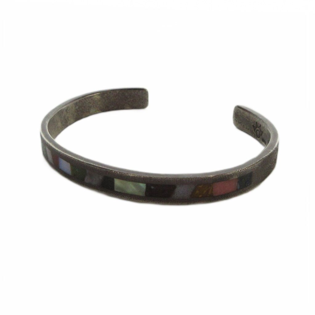 ツナイハイヤ アパッチ族 TSUNAI HAIYA バングル アクセサリー ブレスレット ロゴ Silver シルバー色 ■GY28 /MQ