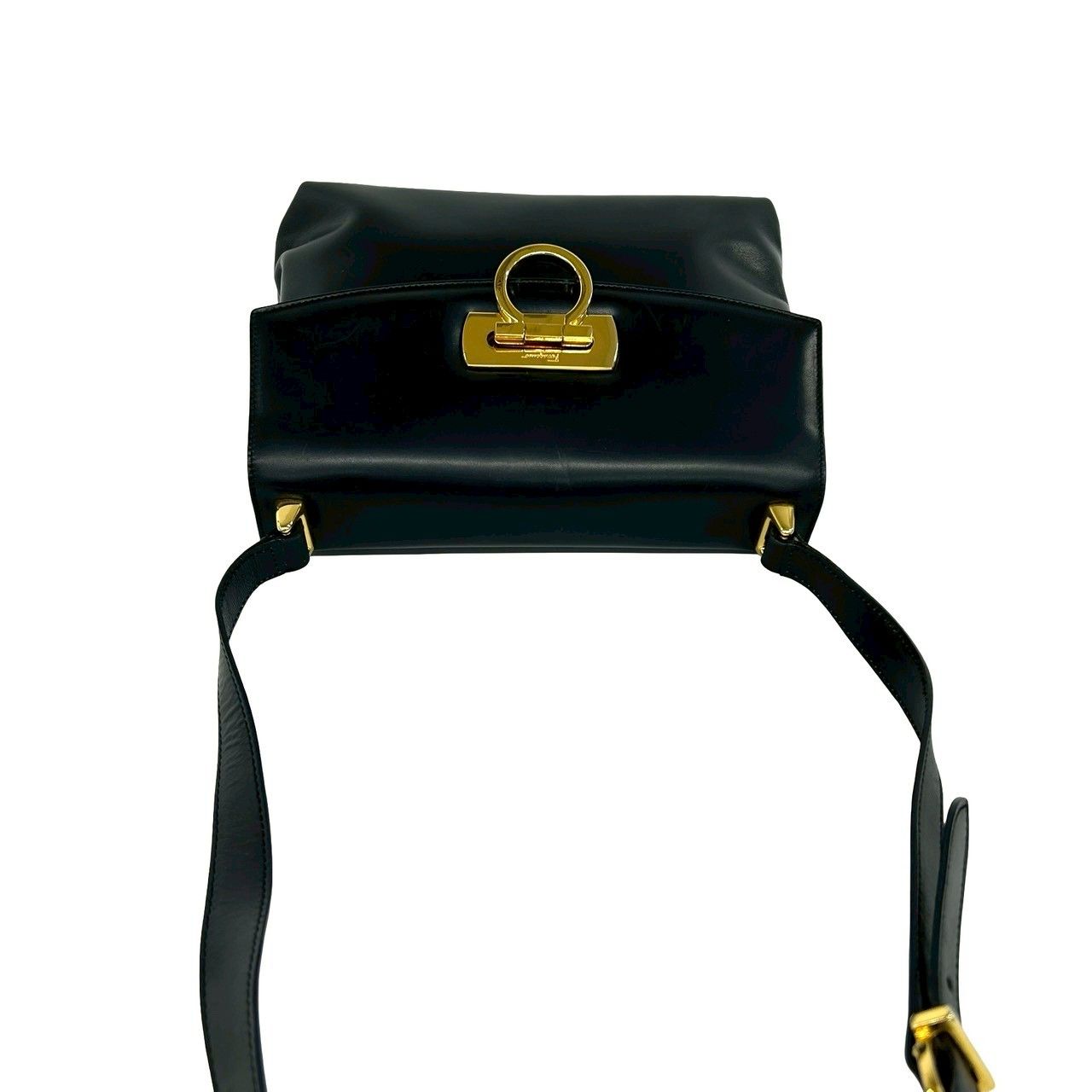 極 美品 Salvatore Ferragamo サルヴァトーレフェラガモ ガンチーニ 