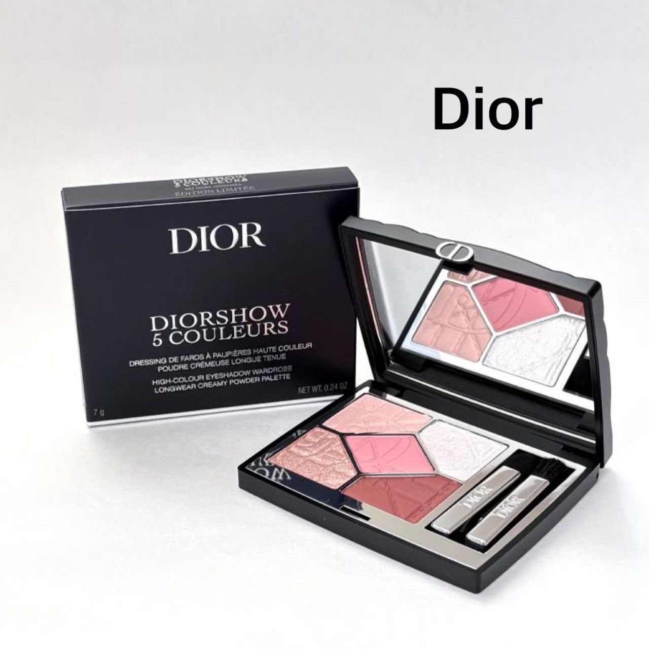 【未使用 限定品】Dior　ディオール　ディオールショウサンククルール ＜アイシャドウ＞ 2025年製　定価10,010円　フランス製 857 ローズオーガンザ　送料込み 6467039