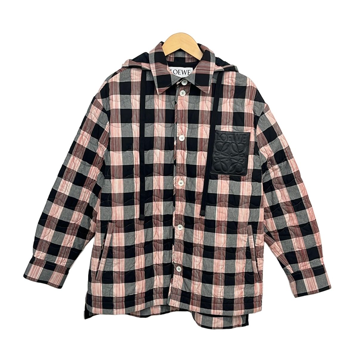 ロエベ ブルゾン サイズ44 M メンズ美品 - H526Y05W60 黒×白×ボルドー 