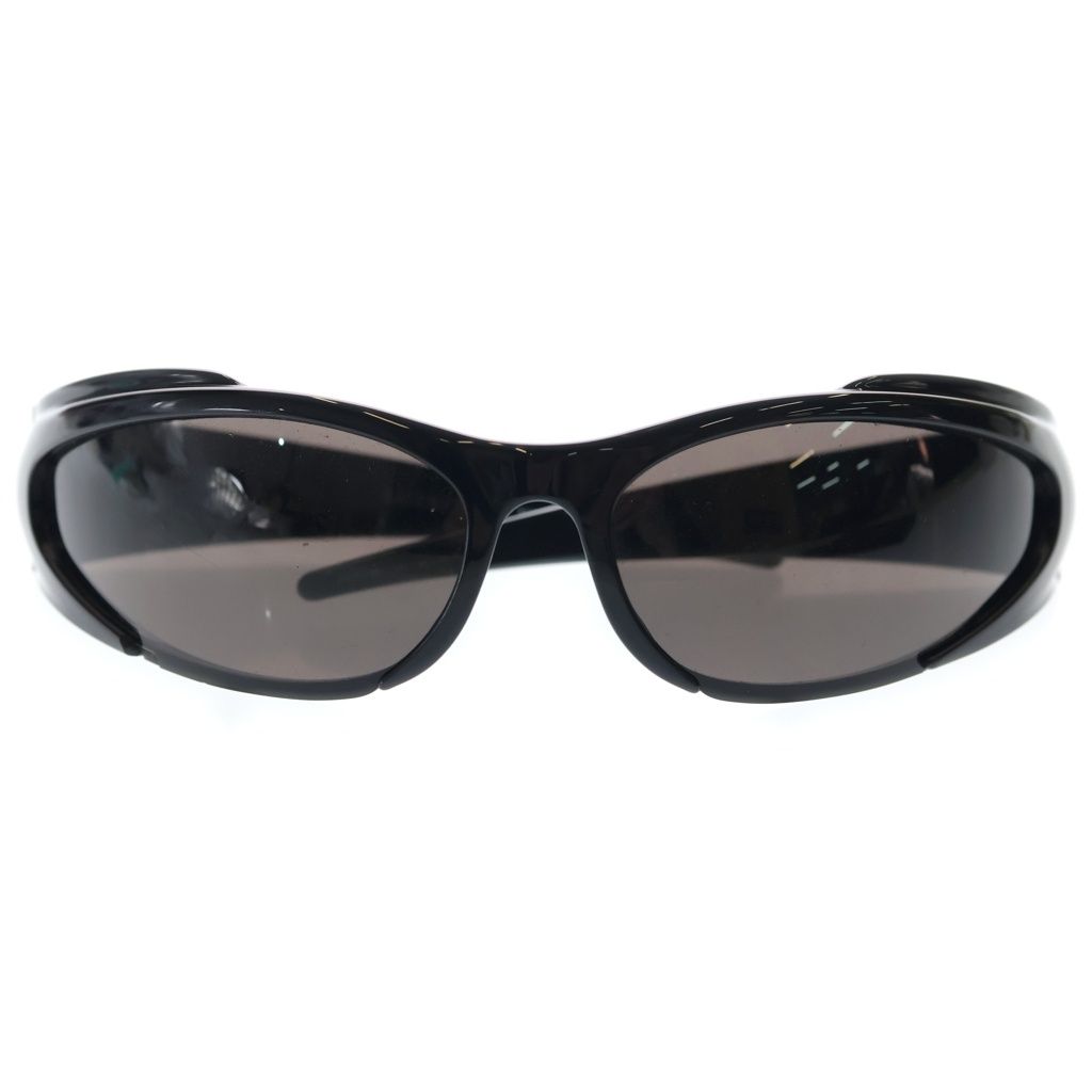 BALENCIAGA (バレンシアガ) 26SS Unisex SUNGLASSES サイドロゴ スポーツ サングラス アイウェア ブラック BB0253S