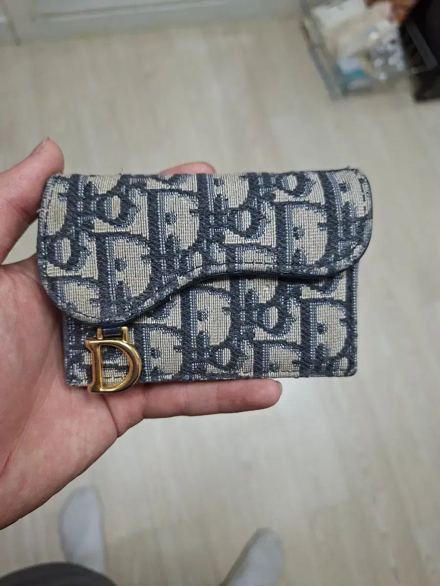 ディオール オブリーク サドル カードウォレット