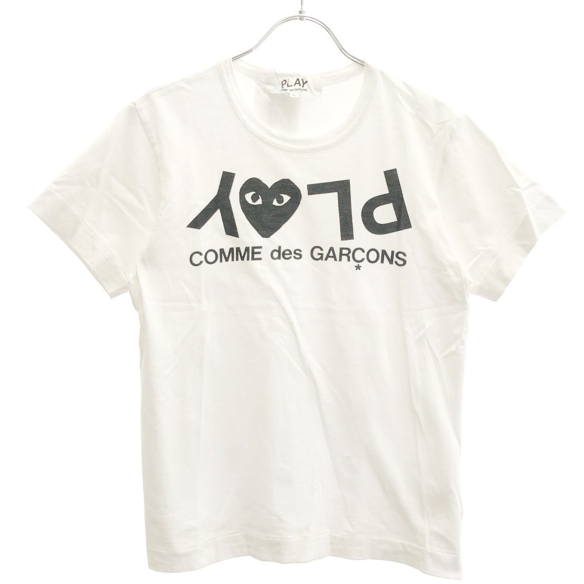 PLAY COMME des GARCONS プレイコムデギャルソン 反転ロゴプリントT
