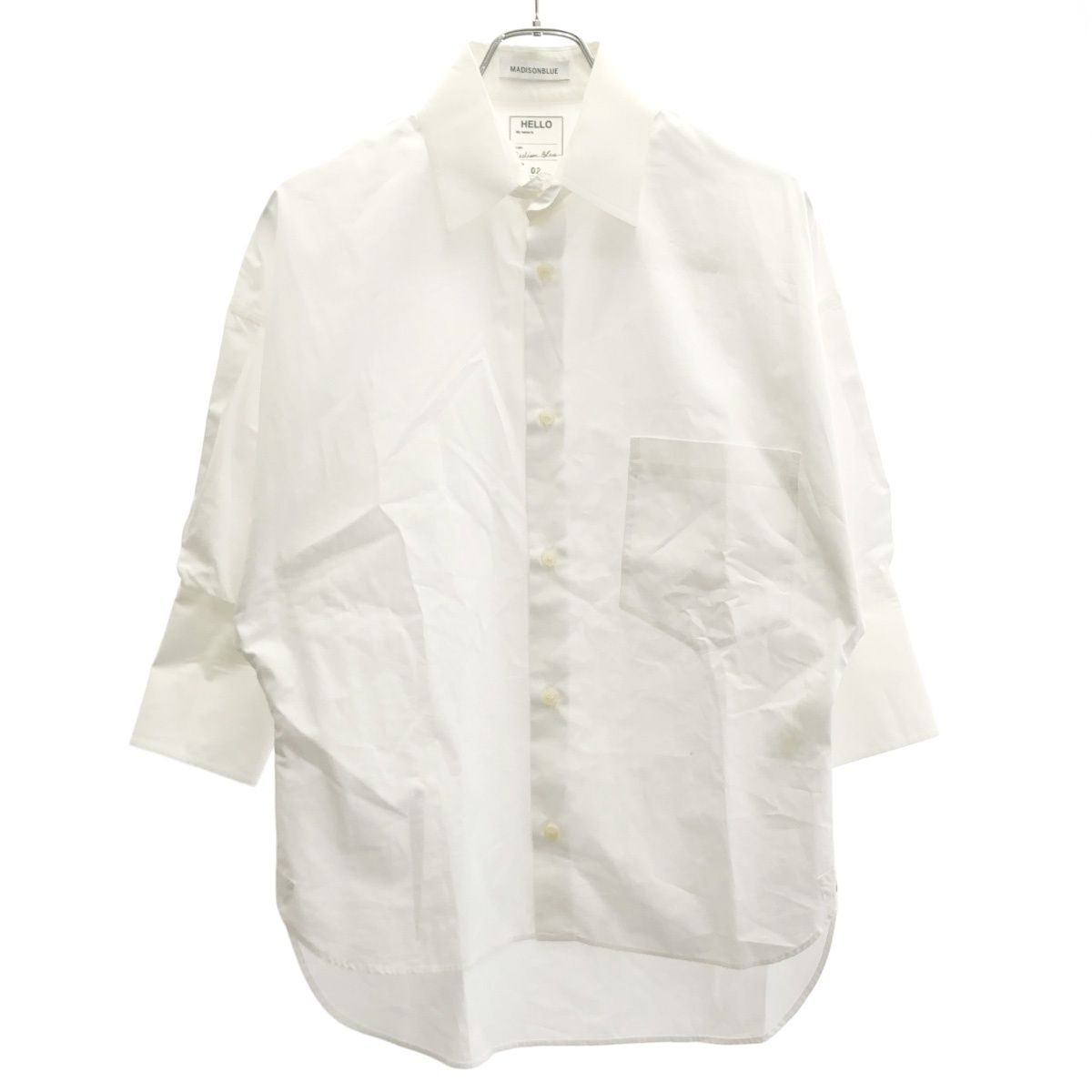 MADISON BLUE マディソンブルー 24SS J.BRADLEY PUFF SLEEVE SH パフスリーブシャツ MB241-5009 ホワイト M