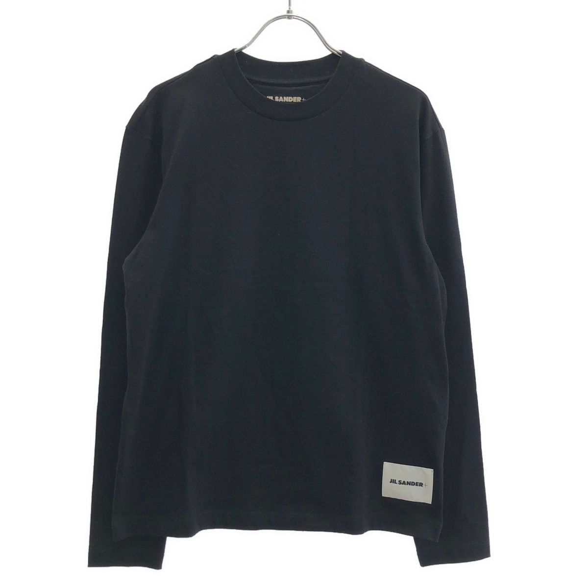 JIL SANDER＋ ジルサンダープラス 22AW オーガニックコットンロングスリーブTシャツ J40GC0002 ブラック S