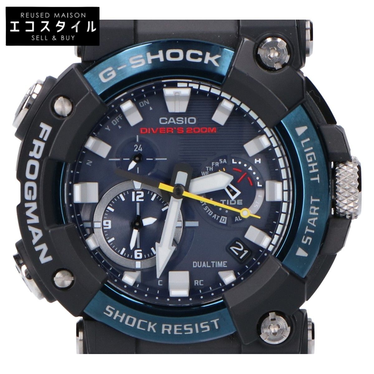 G-SHOCK　ジーショック　新品同様 GWFーA1000C-1AGF MASTER OF G SEA FROGMAN フロッグマン タフソーラー電波 ダイビング