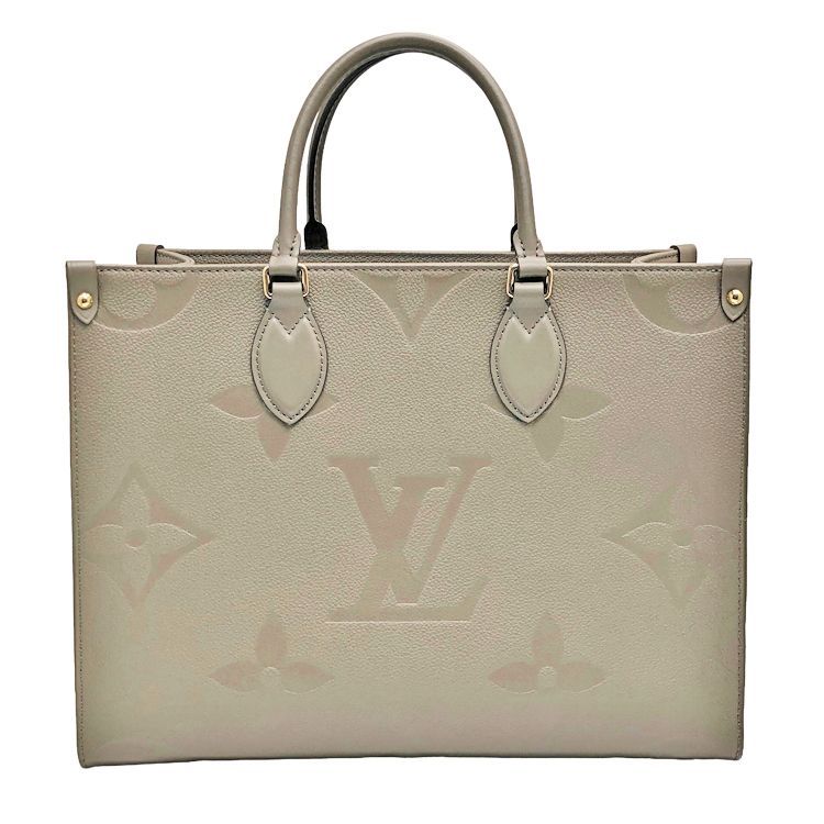 LOUIS VUITTON ルイヴィトン モノグラム・アンプラント オンザゴーMM M45607 トゥルトレール・クレーム 2way ハンドバッグ ゴールド金具 レディース