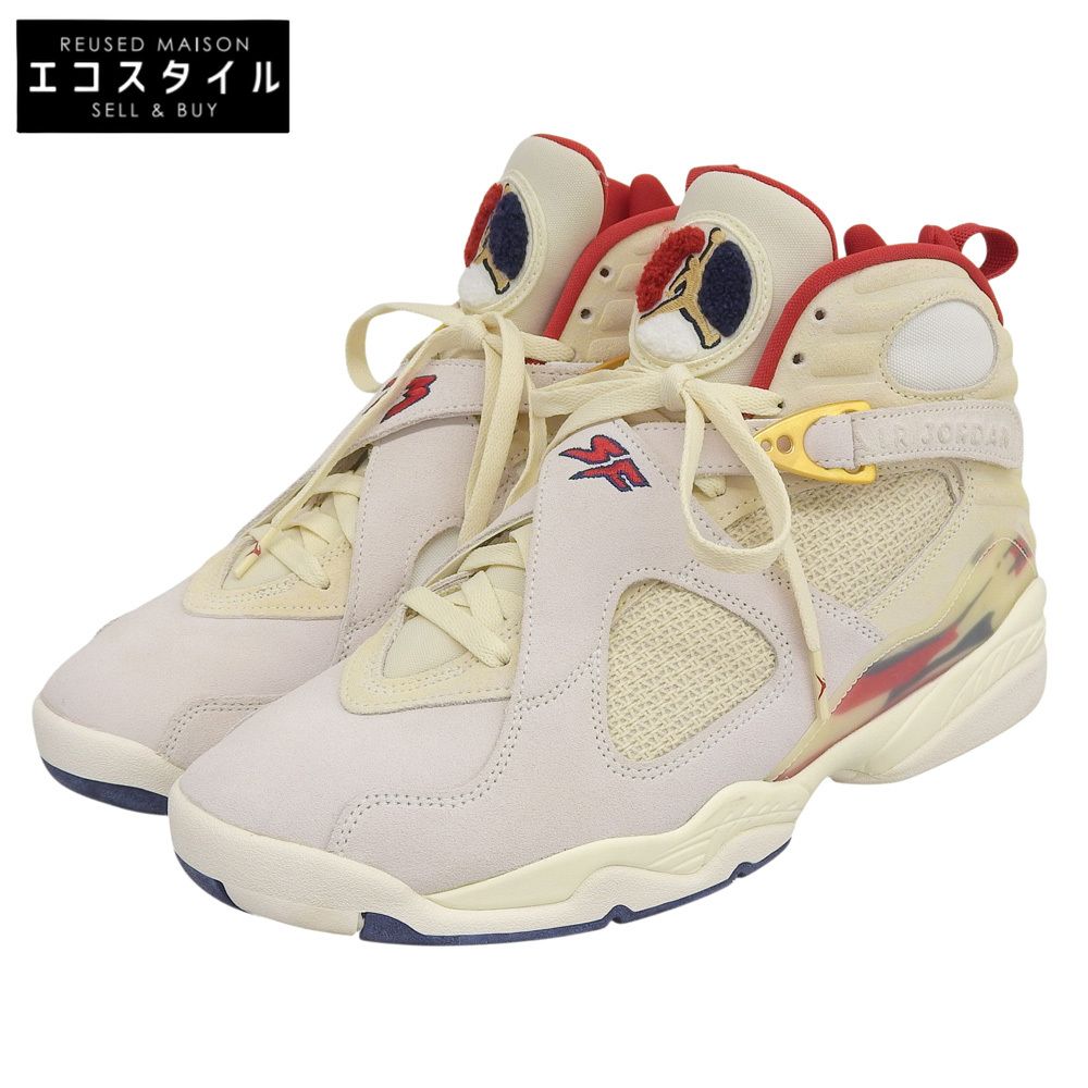 NIKE　ナイキ　エアジョーダン 8 MI CASA ES SU スニーカー シューズ メンズ グレー アイボリー 28cm FJ2850-107　10(US)