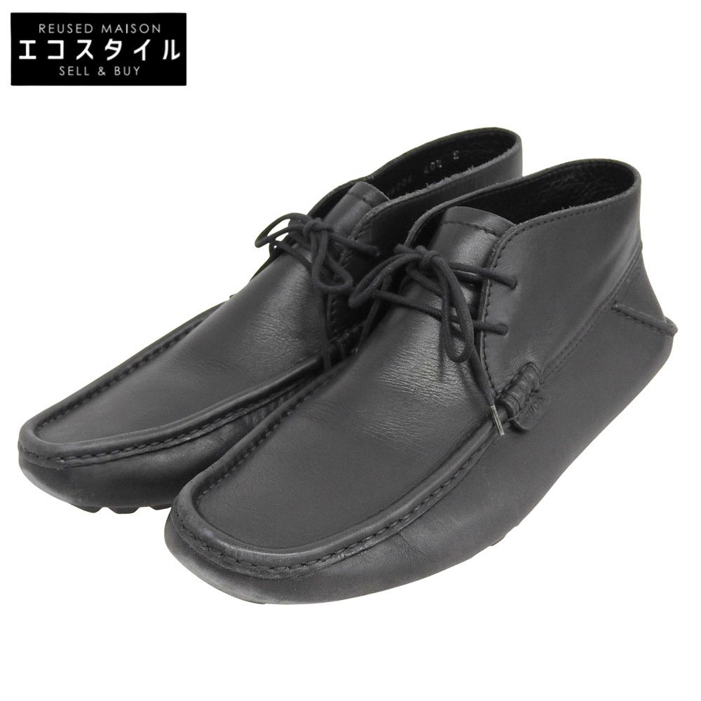 GUCCI　グッチ　レザー ドライビングシューズ シューズ メンズ ブラック 40 1/2 138206　40.5 15,542円