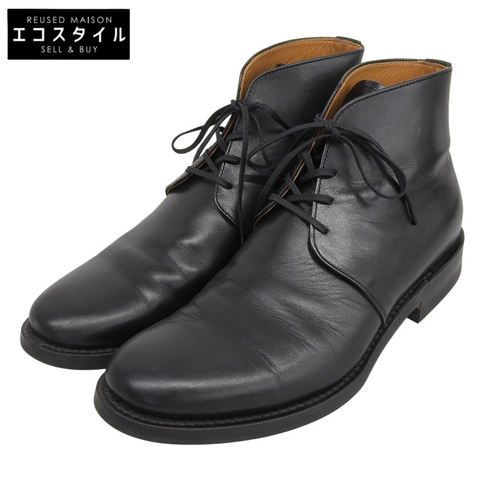 BROTHER BRIGDE ブラザーブリッジ 美品 WINSTON レザー ジョージブーツ シューズ メンズ ブラック 7 1/2 BBB-S022 7.5
