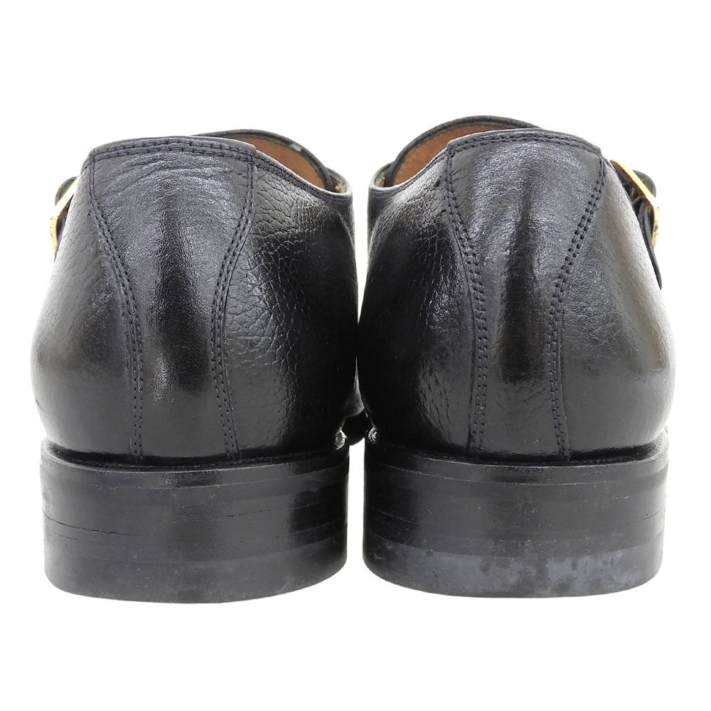 YANKO ヤンコ 美品 ダブルモンクシューズ シューズ メンズ シボレザー