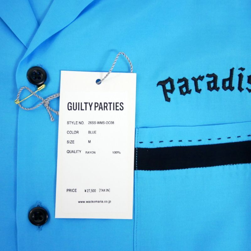 WACKO MARIA ワコマリア 国内正規 26SS SWITCHING SHIRT S/S TYPE-2