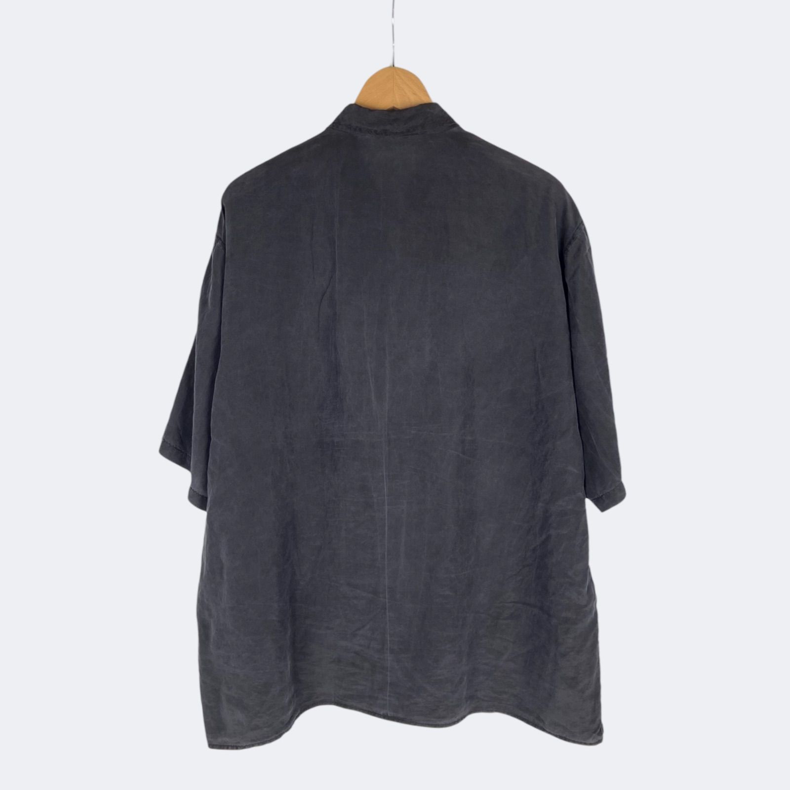 marka SILK OPENCOLLOR SHIRT -HABUTAE SILK- マーカ シルク オープン 