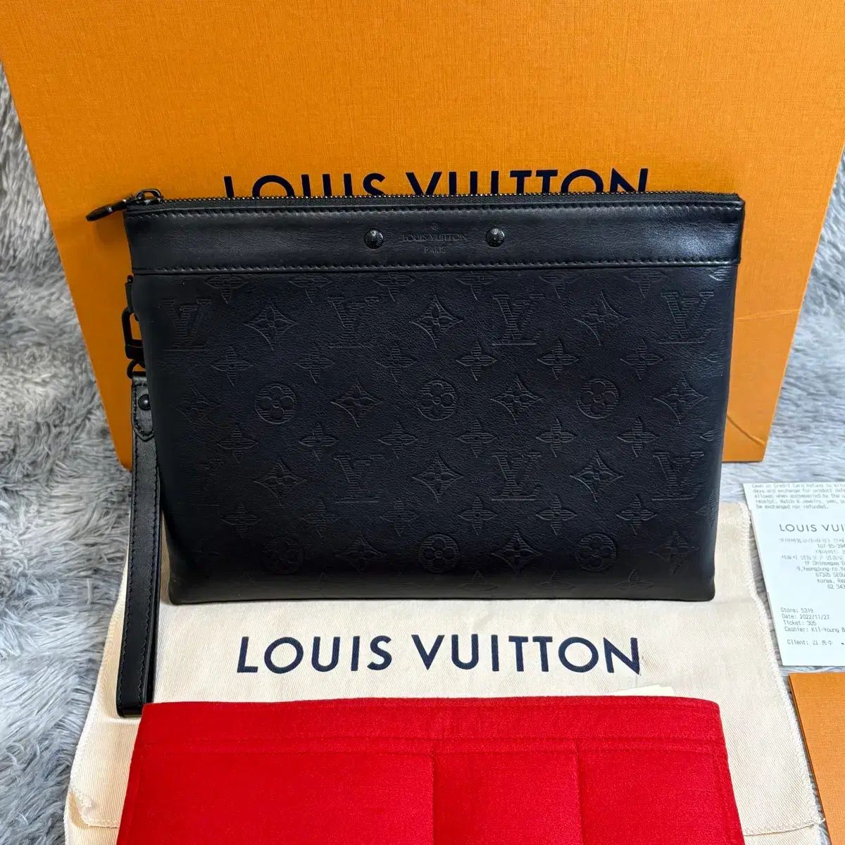 フルセット 付属品 Louis Vuitton ルイヴィトン エクリプス ポシェットトゥゴー クラッチバッグ