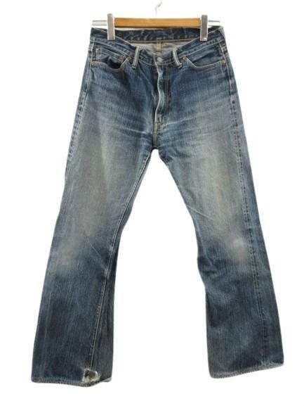 ザ フラットヘッド THE FLAT HEAD デニムパンツ ジーンズ ブーツカット ブルー 青 32 綿 コットン ボトムス