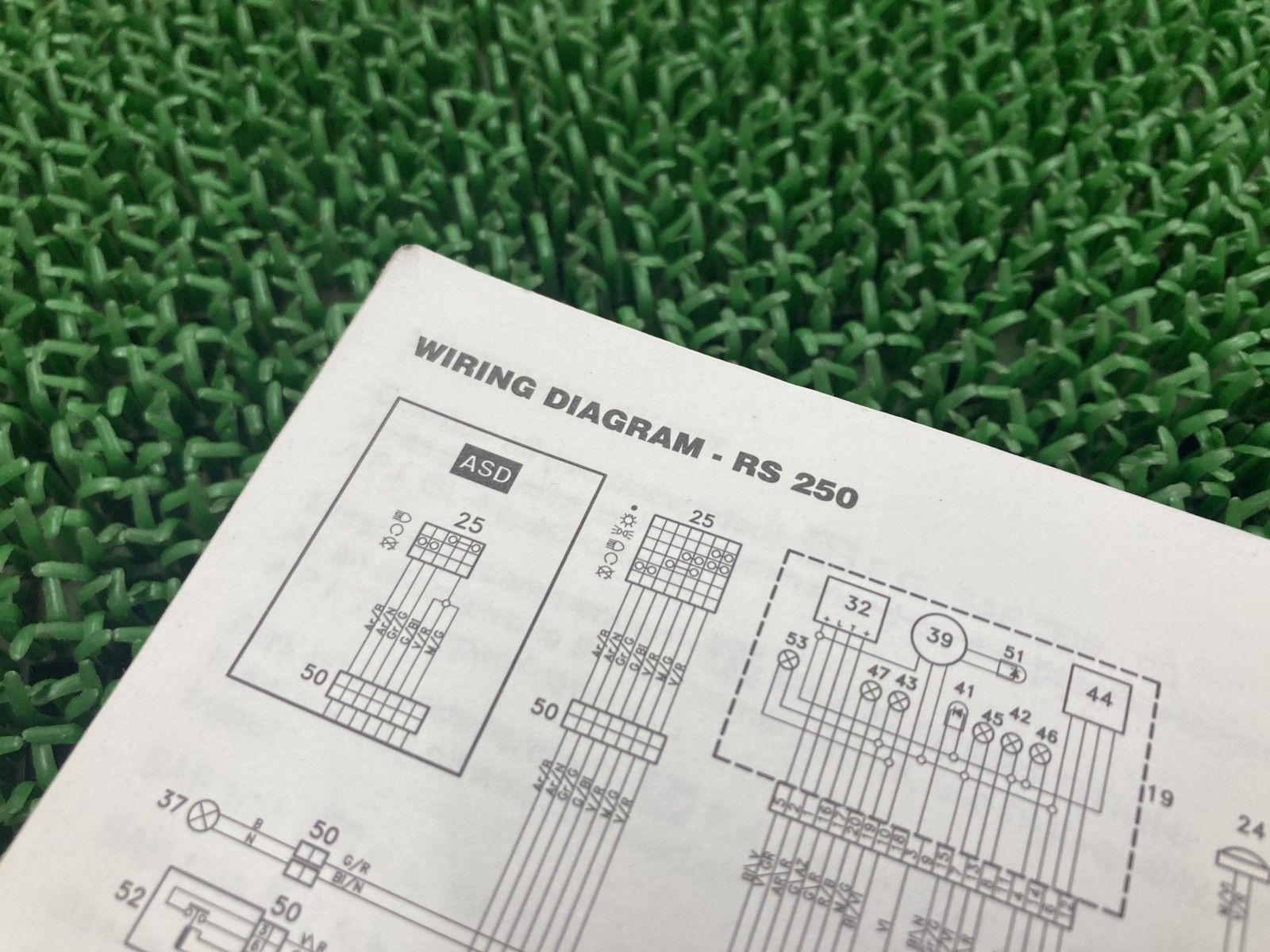 RS250 取扱説明書 アプリリア 正規 中古 配線図有り aprilia オーナーズマニュアル jS RS250 取扱説明書 アプリリア 正規 中古 配線図有り aprilia