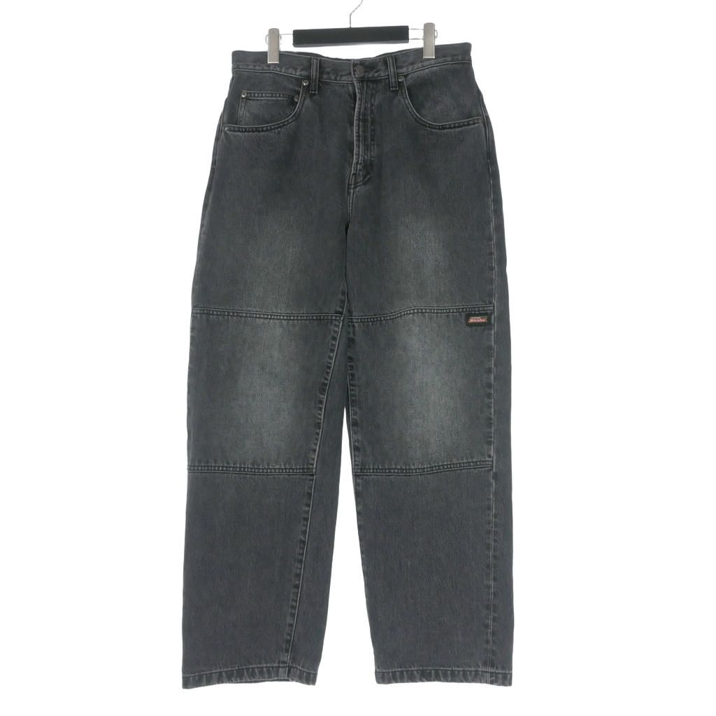 シュプリーム SUPREME × ディッキーズ Dickies 23AW Double Knee Baggy Jean ダブルニー バギージーンズ デニムパンツ 30 ブラック 黒