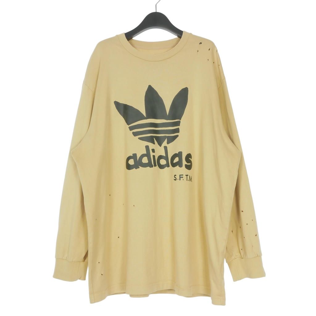 アディダス adidas × SONG FOR THE MUTE Long Sleeve Tee ロングスリーブTシャツ カットソー 長袖 2XL Hazy Beige ベージュ HT0435 国内正規