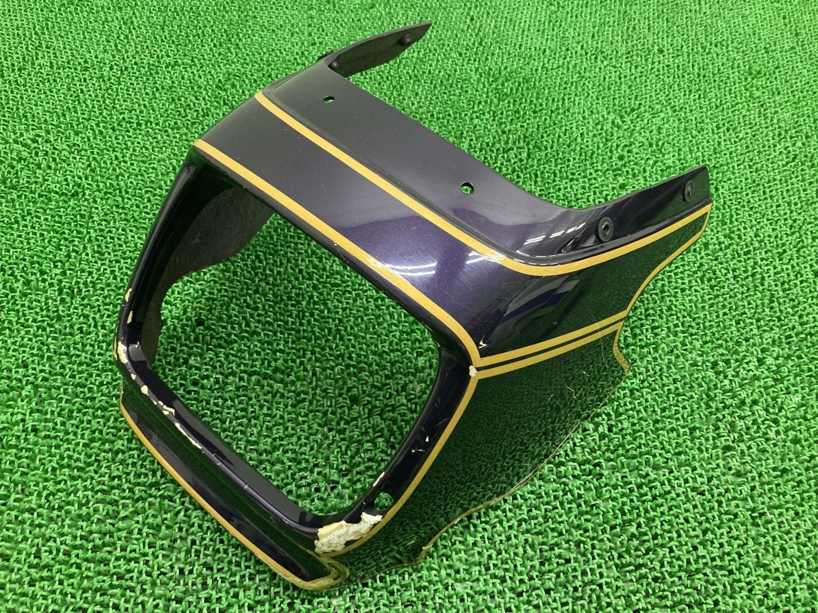ZRX400 ビキニカウル 紫M 社外 中古 ZR400E FRP 前期 ～04年 アッパーカウル Ic 7,448円