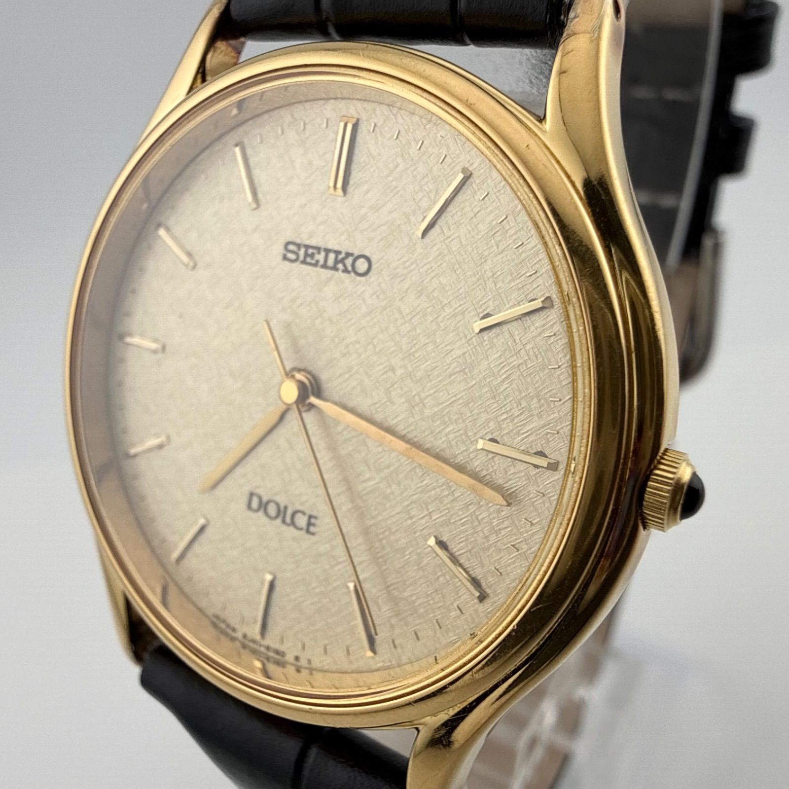 SEIKO 8J41-6100 セイコー DOLCE ドルチェ メンズ　　腕時計 クォーツ 稼働品 電池交換済み 【O421】