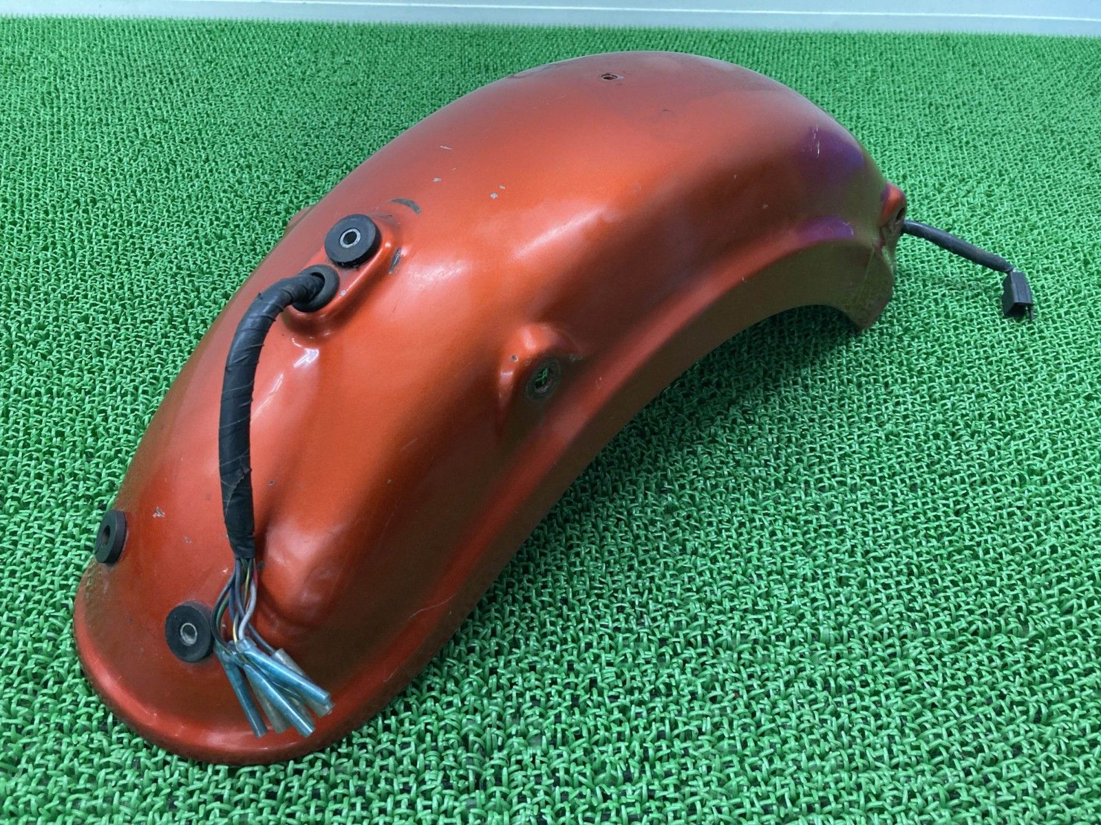 エストレヤ リアフェンダー 橙 カワサキ 純正 中古 BJ250A オレンジ 配線 ESTRELLA If