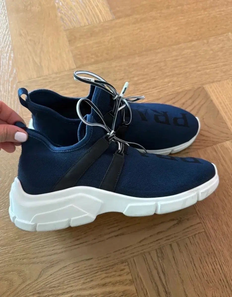PRADA プラダ ニット スニーカー 36 5