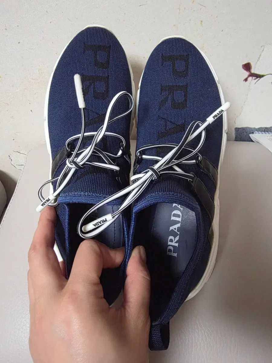 PRADA プラダ ニット スニーカー 36 5