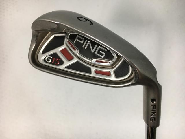 返品OK 【中古ゴルフクラブ】(5本セット)ピン G15 アイアン NSプロ 750GH Wrap Tech 6～9.P