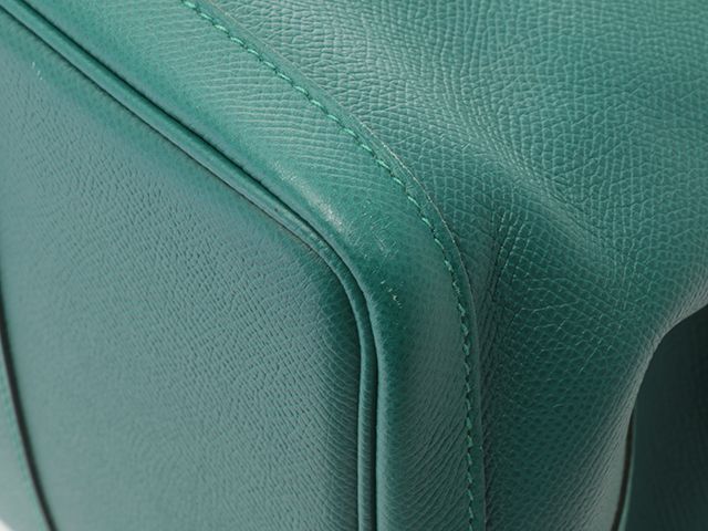 HERMES エルメス バッグ ガーデンパーティPM ヴェールジェイド/SV バッグ トートバッグ ヴォーエプソン ヴェールジェイド ユニセックス【中古】 HERMES エルメス バッグ ガーデンパーティPM ヴェールジェイド/SV バッグ トートバッグ ヴォーエプソン ヴェールジェイド ユニセックス【中古】