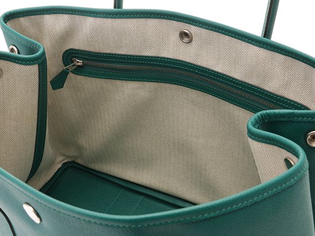 HERMES エルメス バッグ ガーデンパーティPM ヴェールジェイド/SV バッグ トートバッグ ヴォーエプソン ヴェールジェイド ユニセックス【中古】 HERMES エルメス バッグ ガーデンパーティPM ヴェールジェイド/SV バッグ トートバッグ ヴォーエプソン ヴェールジェイド ユニセックス【中古】
