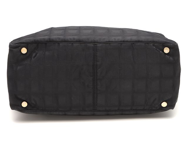 CHANEL シャネル バッグ ニュートラベルライントートPM ブラック/GP ナイロン/カーフ ﾊﾞｯｸﾞ A15991 トートバッグ ナイロン/カーフ ブラック レディース【中古】