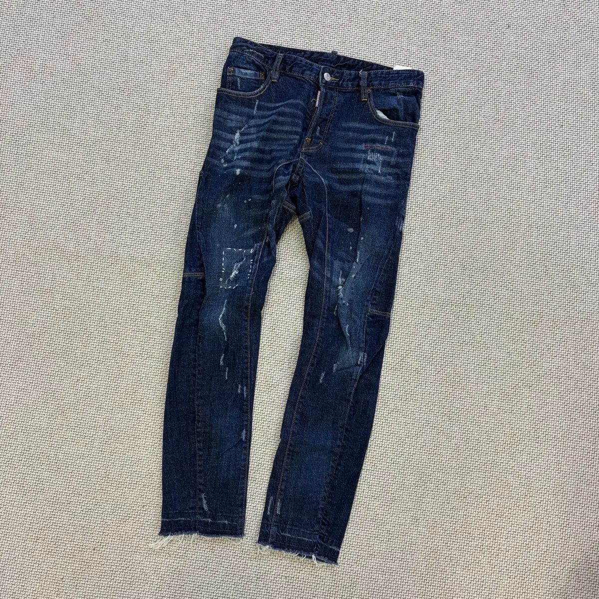 48 DSQUARED2 ダメージ デニム ズボン 0521E