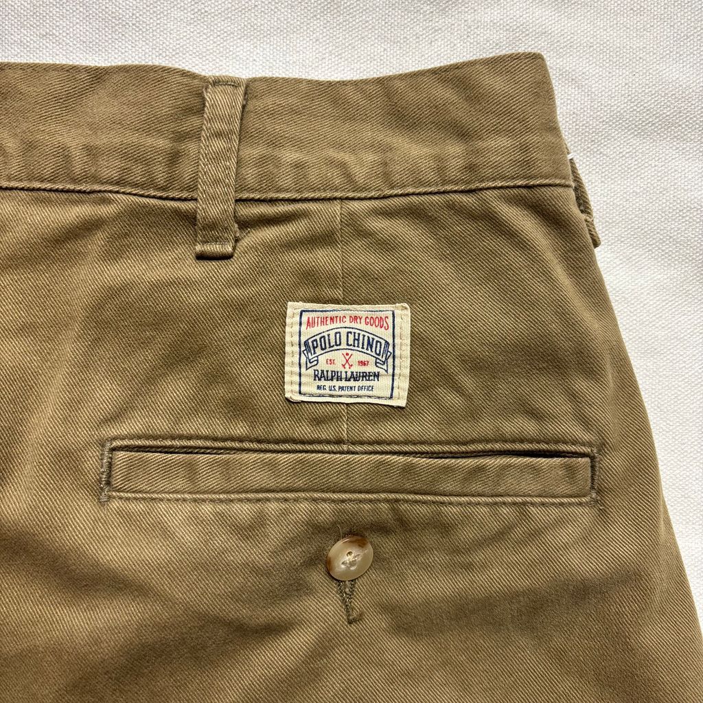 90s表記W36 USA製 Ralph Lauren チノパンツ アメカジ 古着 アメリカ古着 都内 中野区 古着屋 2タック ラルフローレン 90s表記W36 USA製 Ralph Lauren チノパンツ アメカジ 古着 アメリカ古着 都内 中野区 古着屋 2タック ラルフローレン