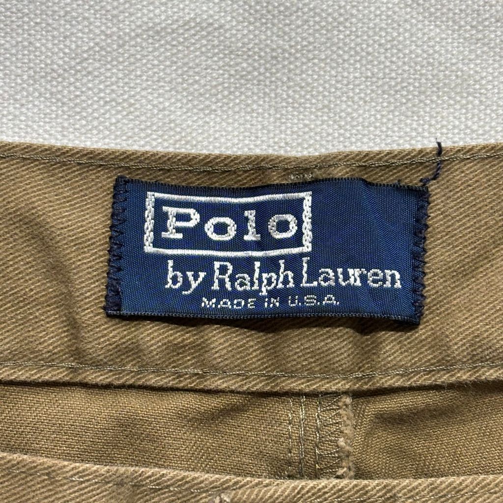 90s表記W36 USA製 Ralph Lauren チノパンツ アメカジ 古着 アメリカ古着 都内 中野区 古着屋 2タック ラルフローレン 90s表記W36 USA製 Ralph Lauren チノパンツ アメカジ 古着 アメリカ古着 都内 中野区 古着屋 2タック ラルフローレン