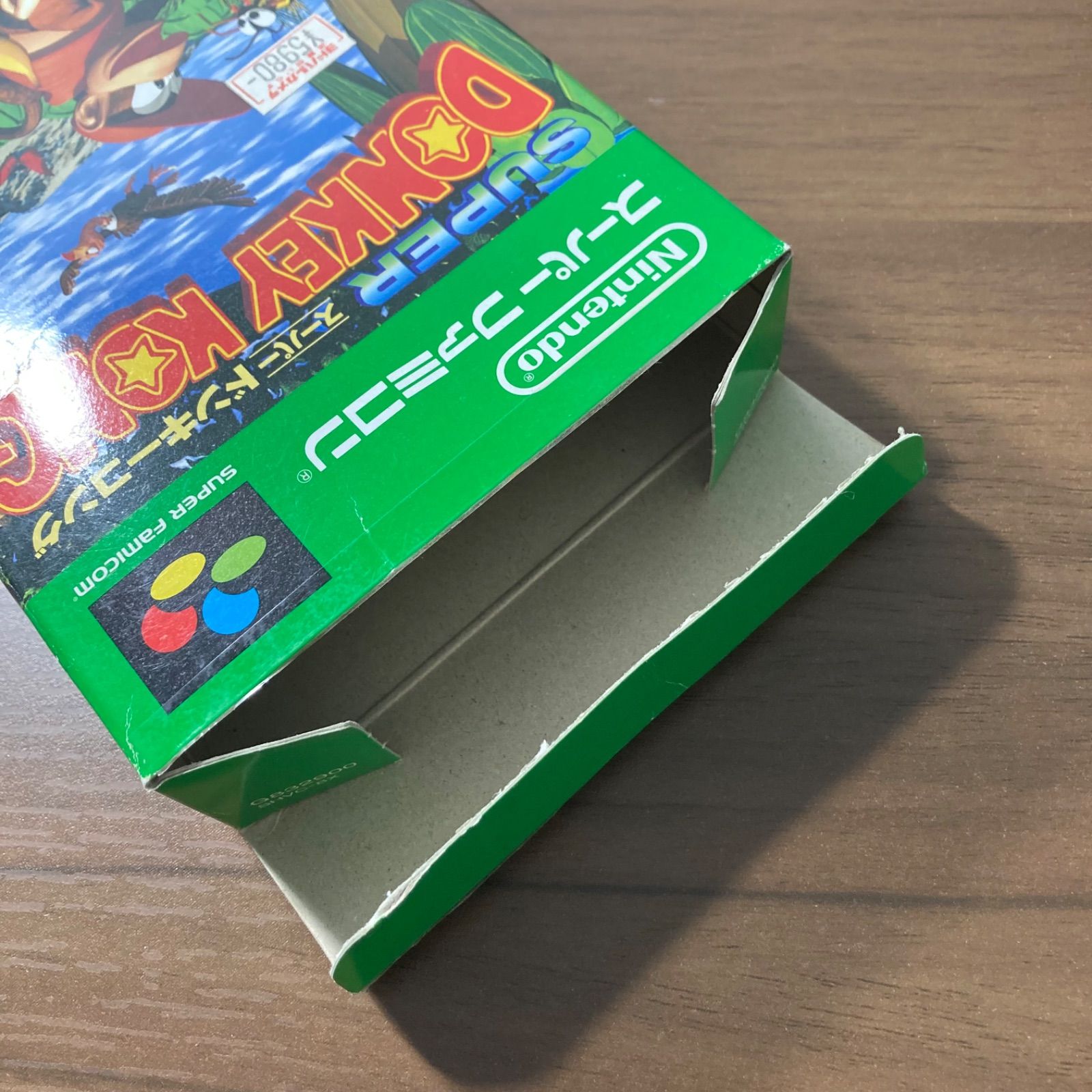 箱・説付き】 スーパードンキーコング スーパーファミコン ソフト 箱