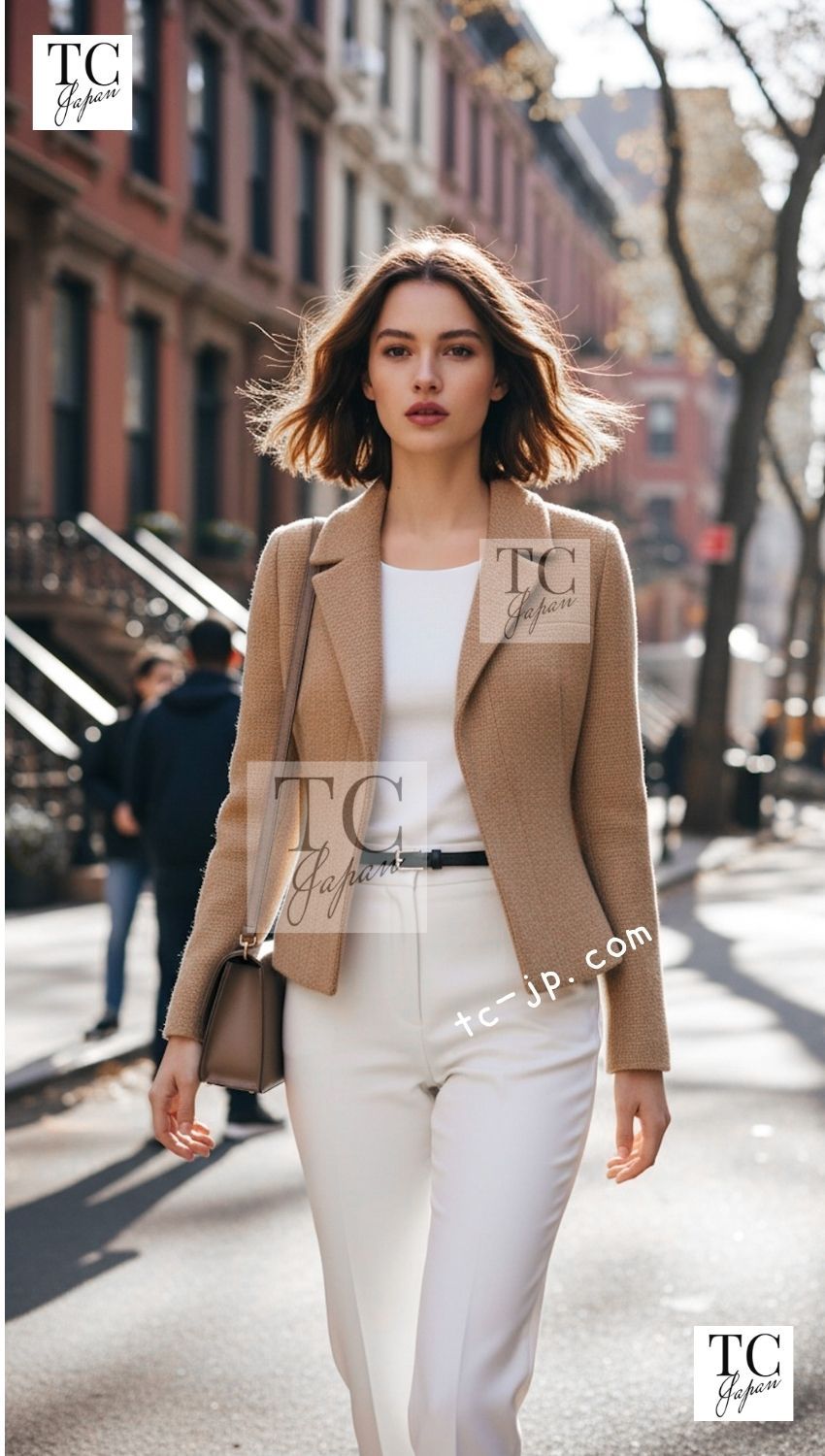 シャネル ジャケット CHANEL キャメル カシミア 100% ジッパー ランウェイ登場 カール・ラガーフェルド ヴィンテージ 55万 超美品 36 38