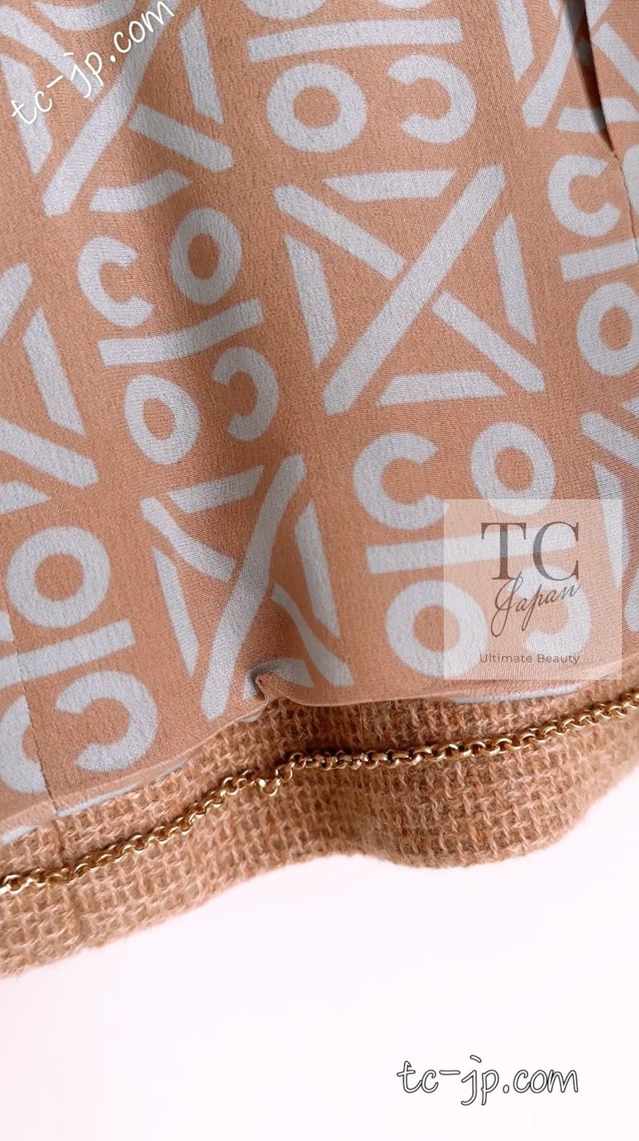 シャネル ジャケット CHANEL キャメル カシミア 100% ジッパー ランウェイ登場 カール・ラガーフェルド ヴィンテージ 55万 超美品 36 38