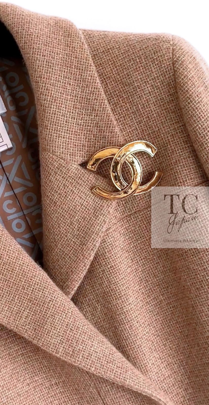 シャネル ジャケット CHANEL キャメル カシミア 100% ジッパー ランウェイ登場 カール・ラガーフェルド ヴィンテージ 55万 超美品 36 38