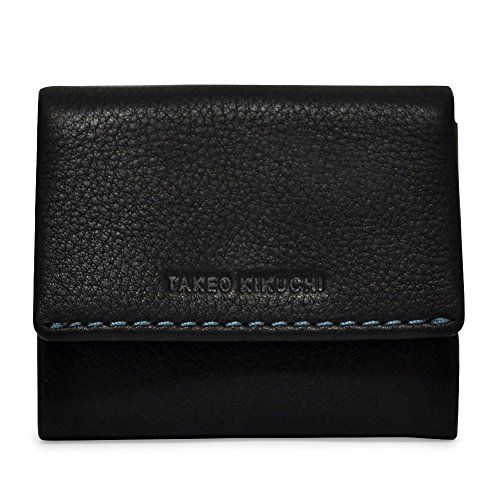 【新品】[タケオキクチ] コインケース ギフト包装 ブランドショッパー付き 1704519 テネーロ 小銭入れ 財布 メンズ レザー 本革 牛革 ビジネス【01】 ブラック fa03761f