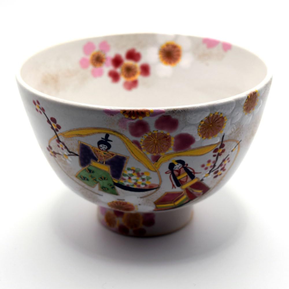 抹茶茶碗 抹茶碗 茶碗 ひな祭り 貝合雛 水出宗絢作